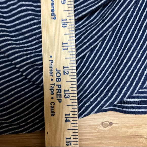 BCBG‎  maxazria women mini pull on  blue white striped skirt size  X-small - Picture 6 of 12